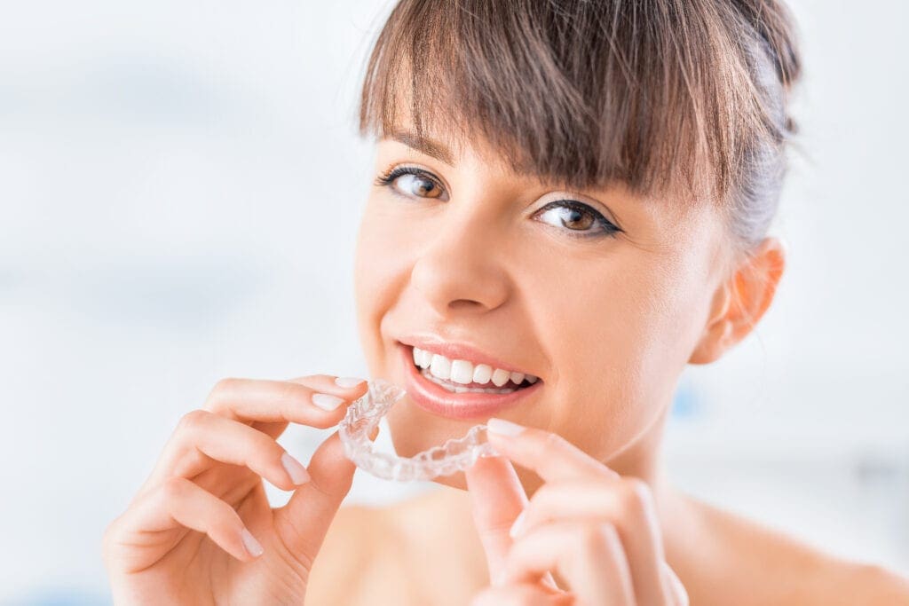 Adults who wore braces in their teens need their teeth straightened.